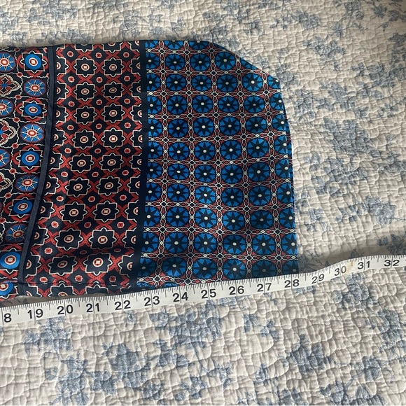 Anthropologie Vega High-Waist Wide Leg Satin Bohemian Drawstring Pant Size Large - Picture 9 of 13